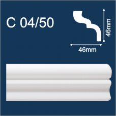 С04/50 Элементы плинтуса для углового соединения С04/50 Элементы плинтуса для углового соединения