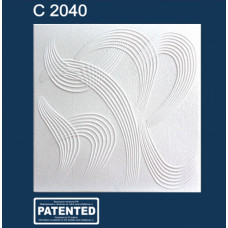 Потолок полистирол С2040 белый Потолок полистирол С2040 белый